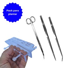 Pack pinzas tijera soporte - para plantado