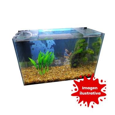 Pecera completa de 96 litros - Acuario Acuaworld.