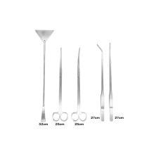 Pack pinzas, tijera y rastrillo con estuche, para acuarios plantados!
