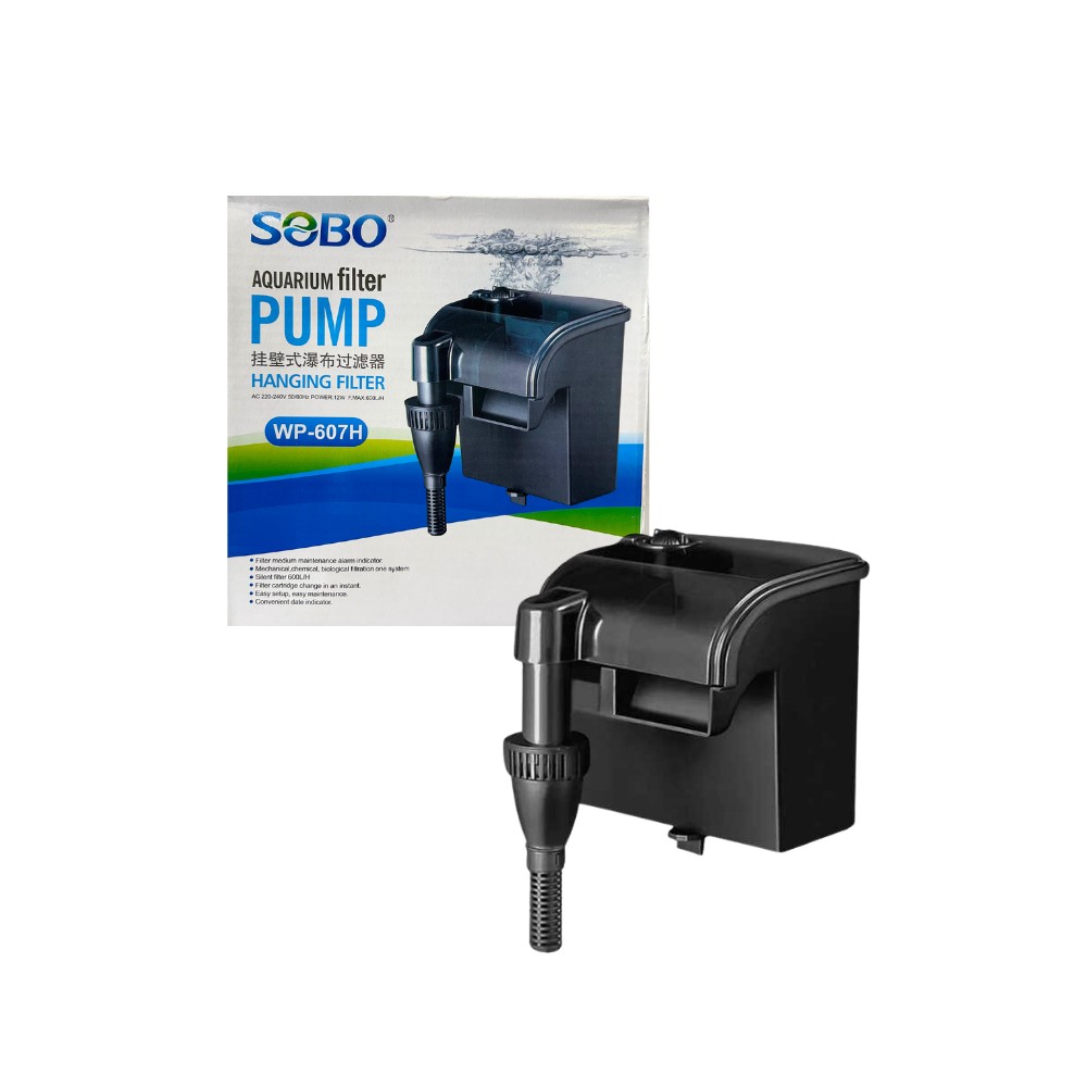Filtro externo tipo mochila o cascada WP607H para pecera/acuario