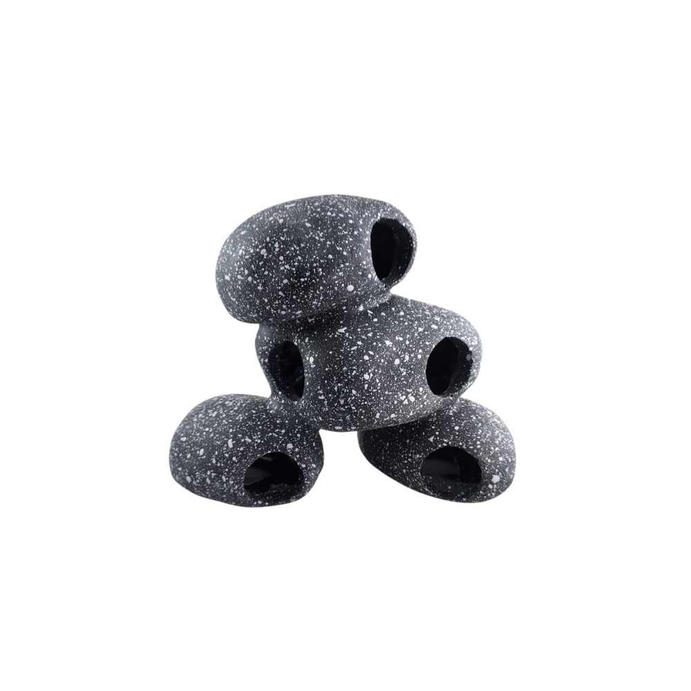 Decoración 4 rocas con cuevas - Acuaworld