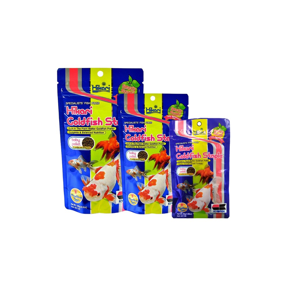 Comida para peces Alimento granulado Hikari Staple - Acuario Acuaworld