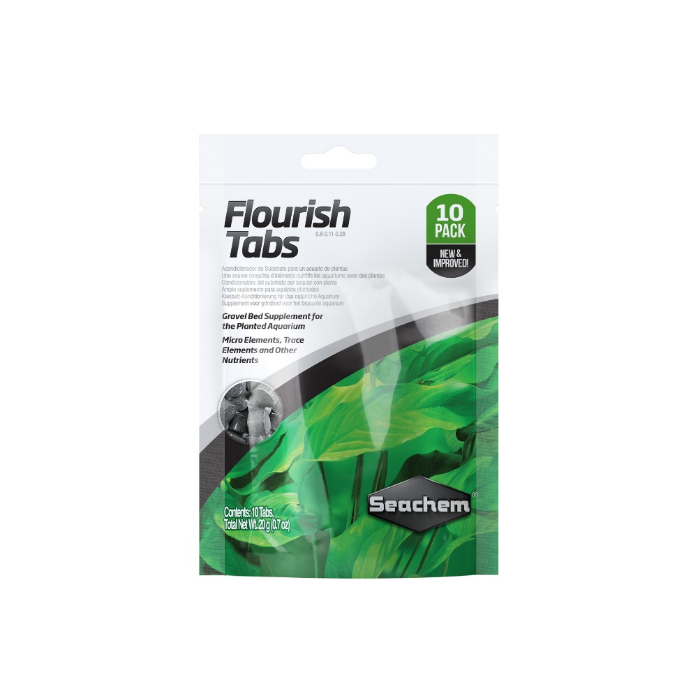 Flourish tabs 10 unidades Seachem - Acuario Acuaworld