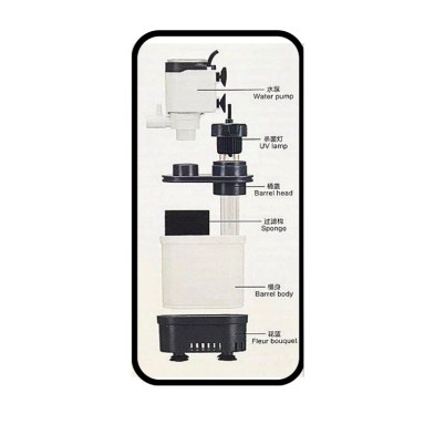 Filtro interno SOBO pecera con lámpara UV 5w - Acuario Acuaworld