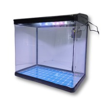 Pecera Importada completa 30 litros en color Negro - Acuario Acuaworld
