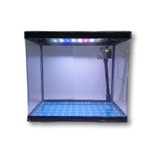 Pecera Importada completa 30 litros en color Negro - Acuario Acuaworld