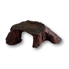 Decoración Tronco chato con CUEVA