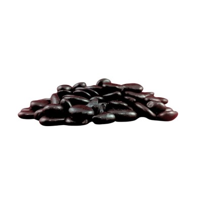 Piedra pulida cololr negro 1kg - Acuario Pecera