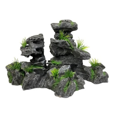 Decoración pecera Roca GRANDE gris - Acuario Acuaworld
