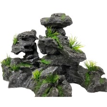 Decoración pecera Roca GRANDE gris - Acuario Acuaworld