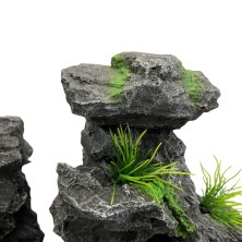 Decoración pecera Roca GRANDE gris - Acuario Acuaworld
