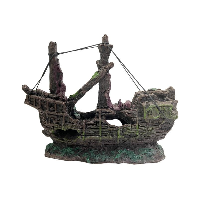 Decoracion Barco Pirata - Acuario Acuaworld Decoracion Barco Pirata - Acuario Acuaworld