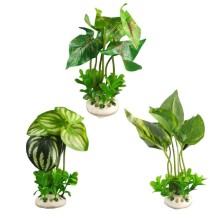 Decoración Adorno planta artificial Alocasia S - Acuaworld