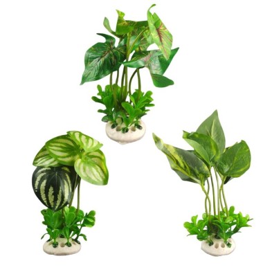 Decoración Adorno planta artificial Alocasia S - Acuaworld