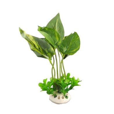Decoración Adorno planta artificial Alocasia S - Acuaworld