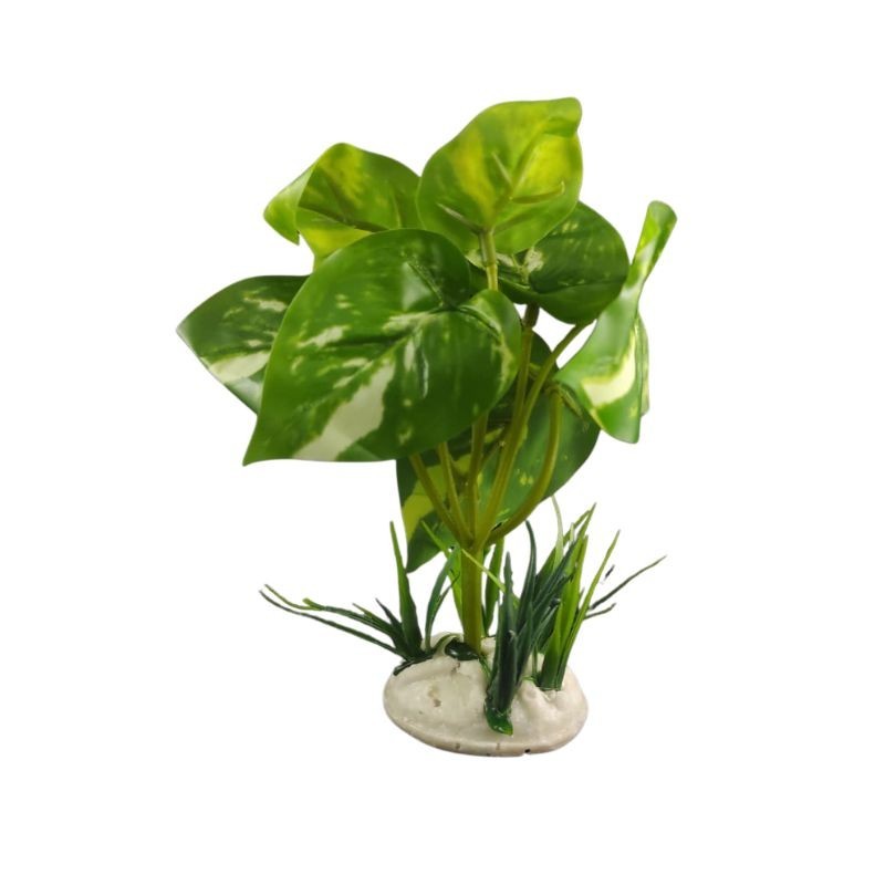 Decoración Adorno planta artificial Alocasia mediana - Acuaworld