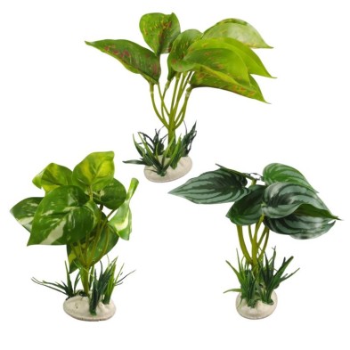 Decoración Adorno planta artificial Alocasia mediana - Acuaworld