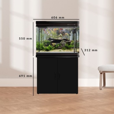 Pecera Completa Importada con Mueble - 74 litros