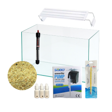 Pecera completa 15 litros pez Betta - ¡suma todo en el mismo día!