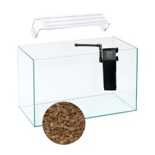 Pecera COMPLETA de 60 litros  - peces carassius