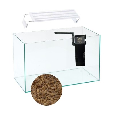 Pecera COMPLETA de 60 litros  - peces carassius