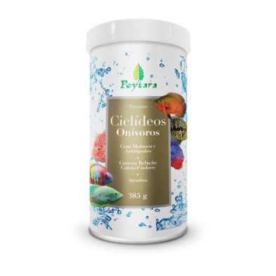 Poytara Ciclidos Omnivoros alimento premium para peces cíclidos