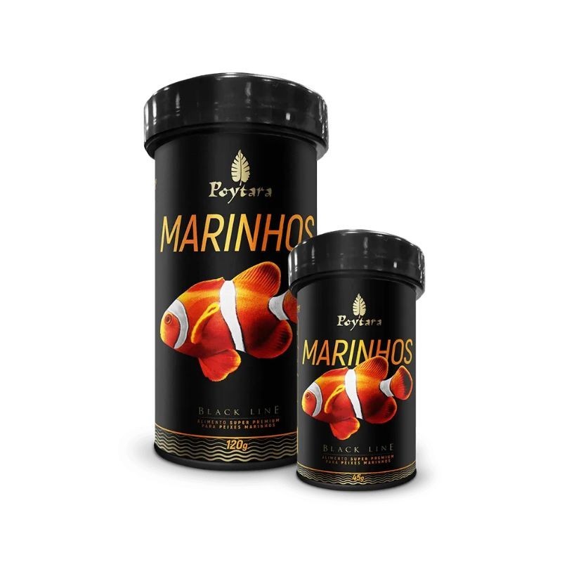Poytara Marinhos Black line P 45g - alimento para peces marinos