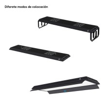 Weekaqua p1200 pro 180w luz acuario plantado profesional