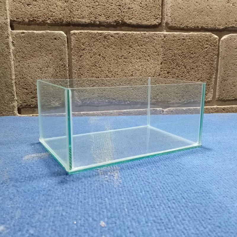 Pecera de vidrio claro - 4 litros