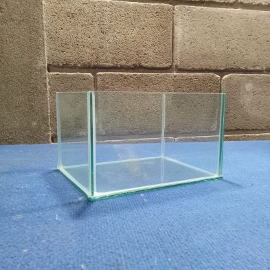 Pecera de 8 litros vidrio claro - OFERTA