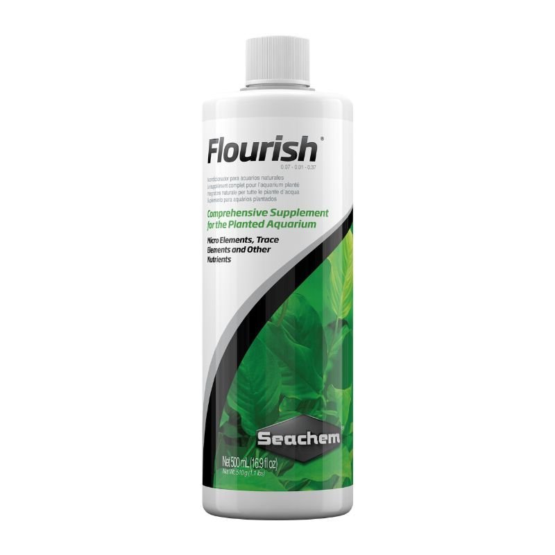 Fertilizante líquido acuario plantado Flourish 500ml Seachem