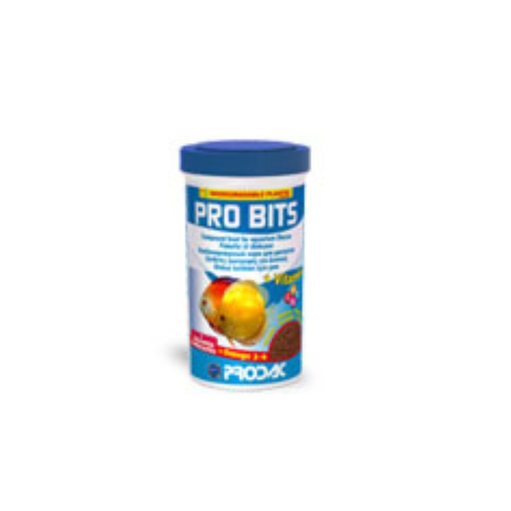 Alimento granulado para peces discos