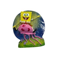 Decoración Bob Esponja en medusa