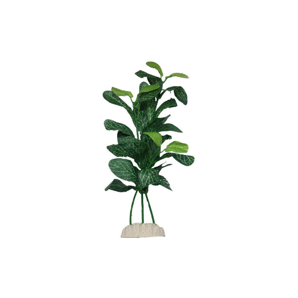 Decoración planta artificial de SEDA para pecera 30cm