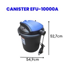 Filtro canister Estanque 6mil a 10mil litros con UV - Acuaworld