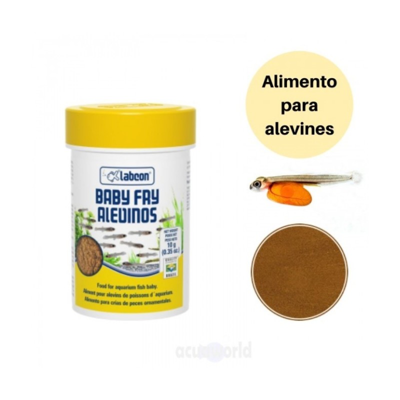 Comida para peces - Alimento alevines Baby Fry Alcon - Acuaworld.